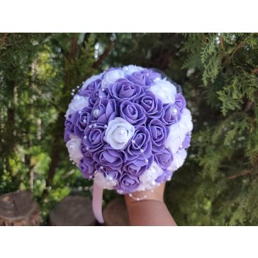 Menyasszonyi csokor Lila